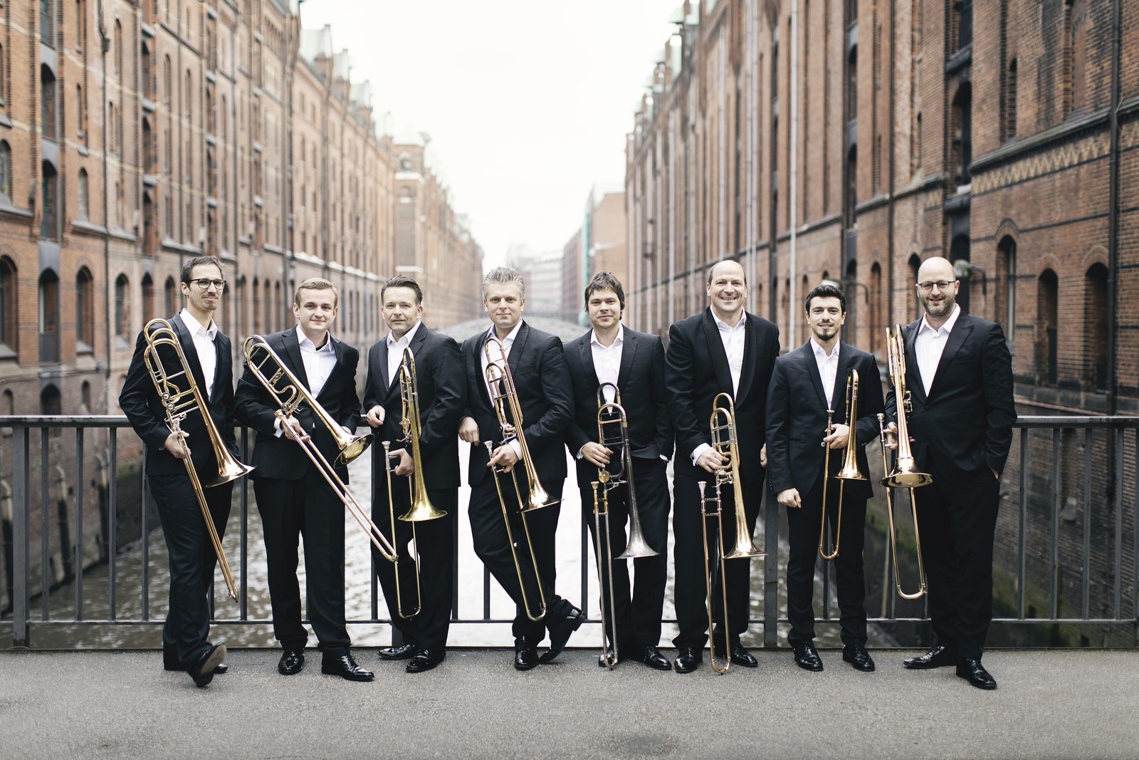 Trombone Unit Hannover musicians outdoors